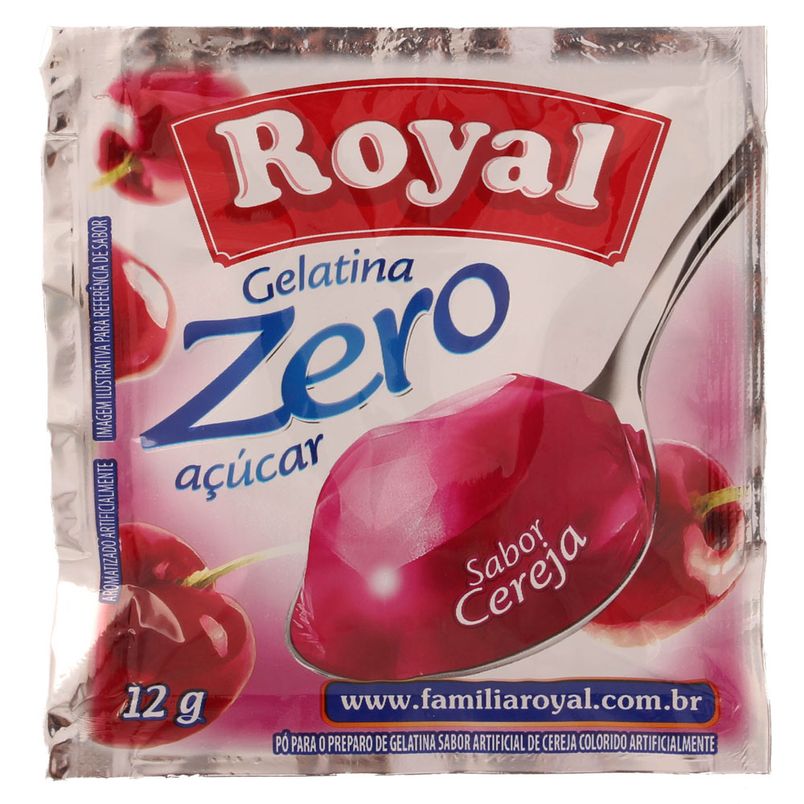 Gelatina Zero Cereja Royal 12g coopsp
