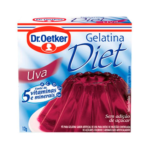 Gelatina Diet Uva Oetker 12g coopsp