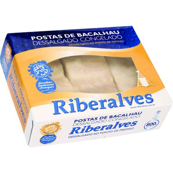 Posta de Bacalhau Morhua Riberalves 800g coopsp