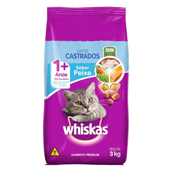 Alimento-para-Gatos-Castrados-Adultos-1e-Peixe-Whiskas-Pacote-3kg