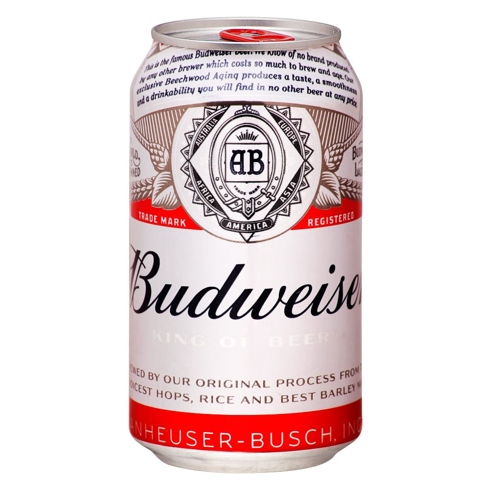 Cerveja Budweiser Lata 350ml