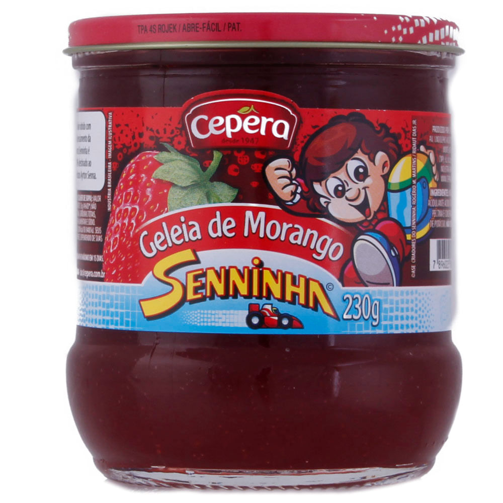 Geleia Cepêra Senninha Morango 230g