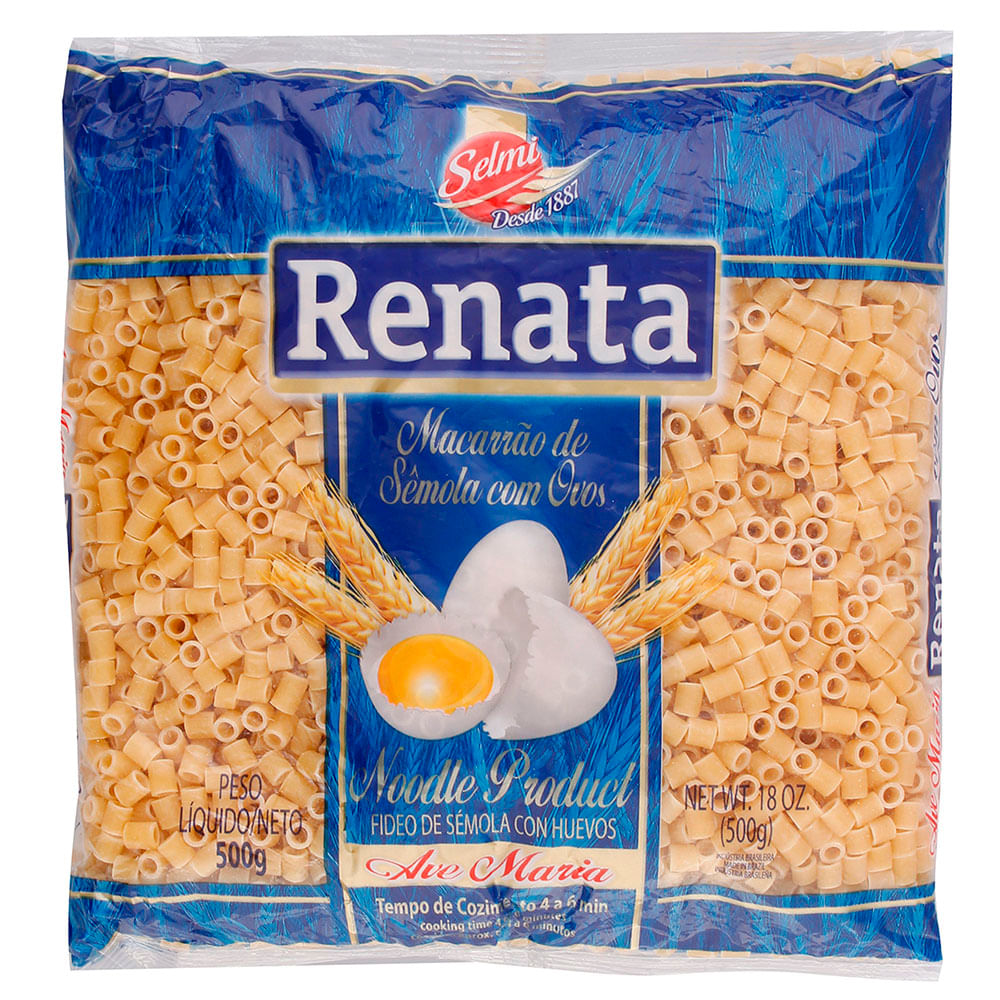Macarrão com Ovos Ave Maria Renata 500g