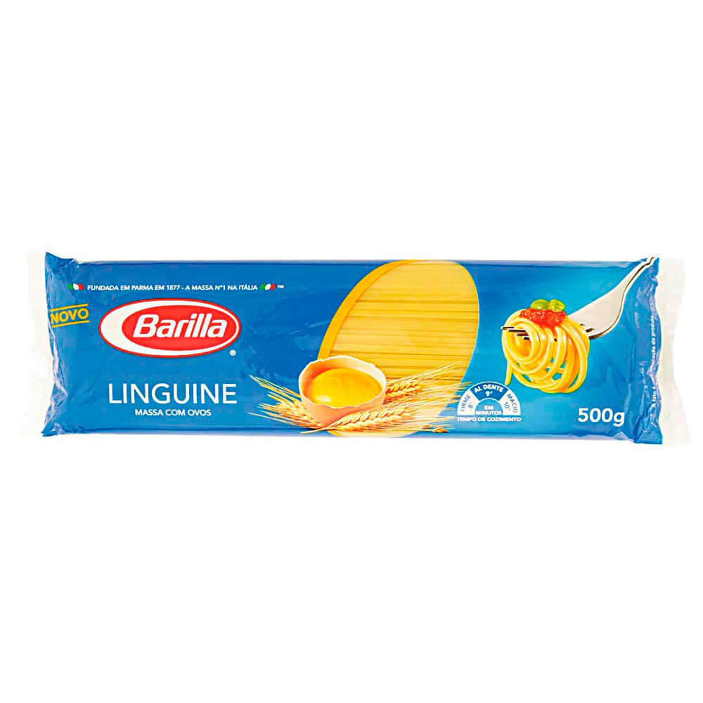Macarrão Barilla Massa com Ovos Linguine 500g