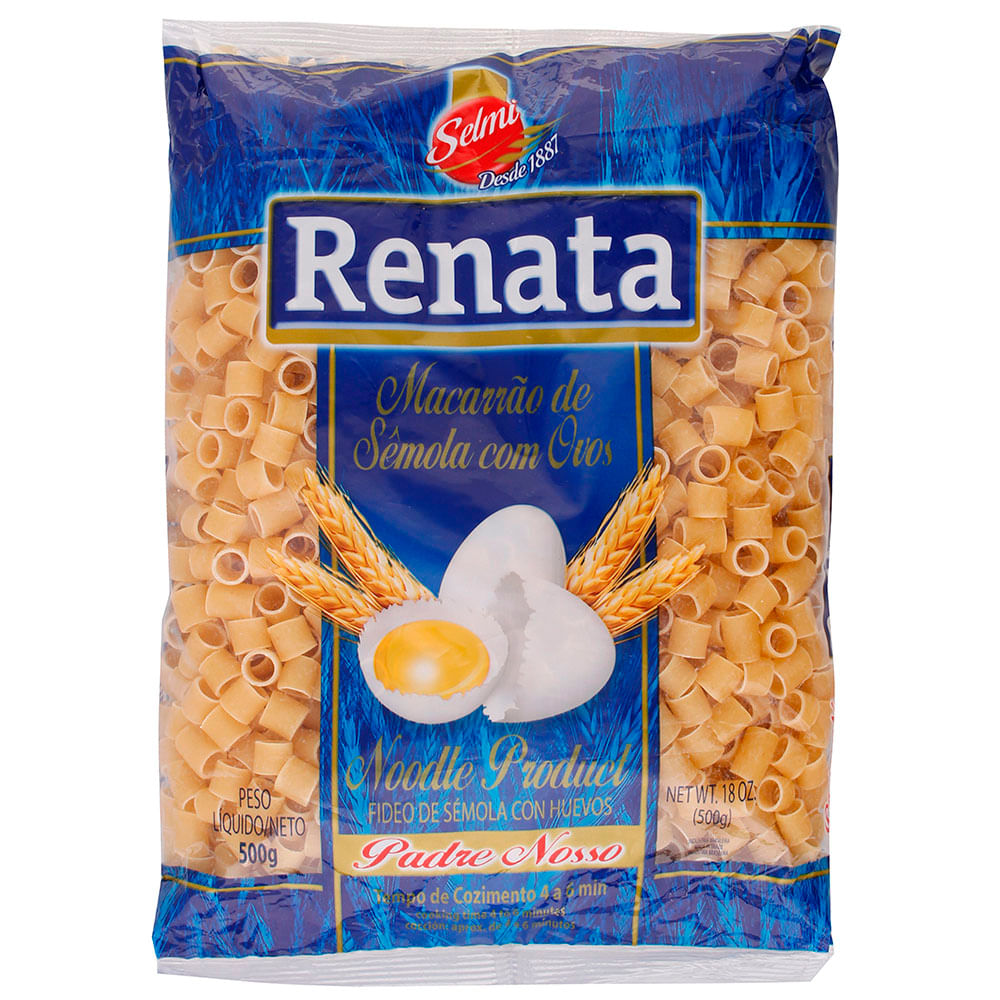 Macarrão com Ovos Padre Nosso Renata 500g
