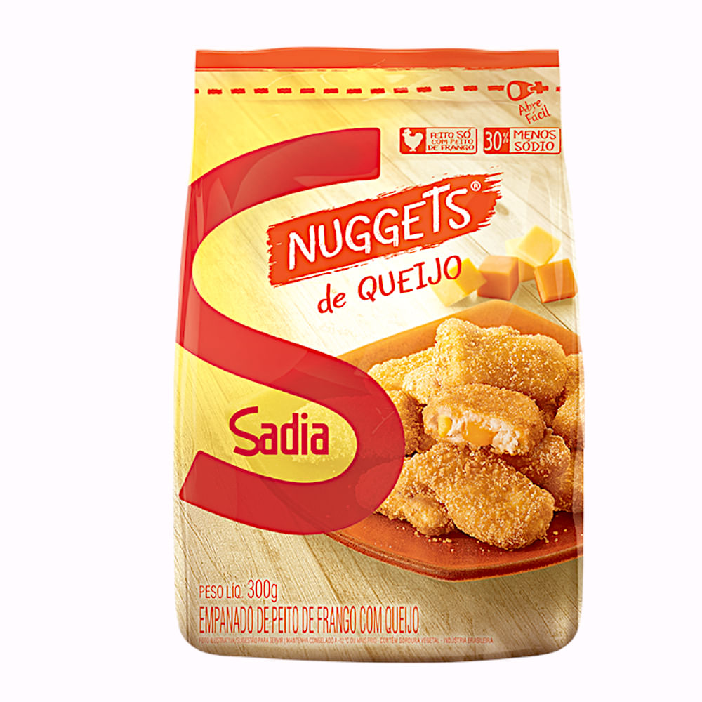 Nuggets de Frango Queijo Sadia 300g