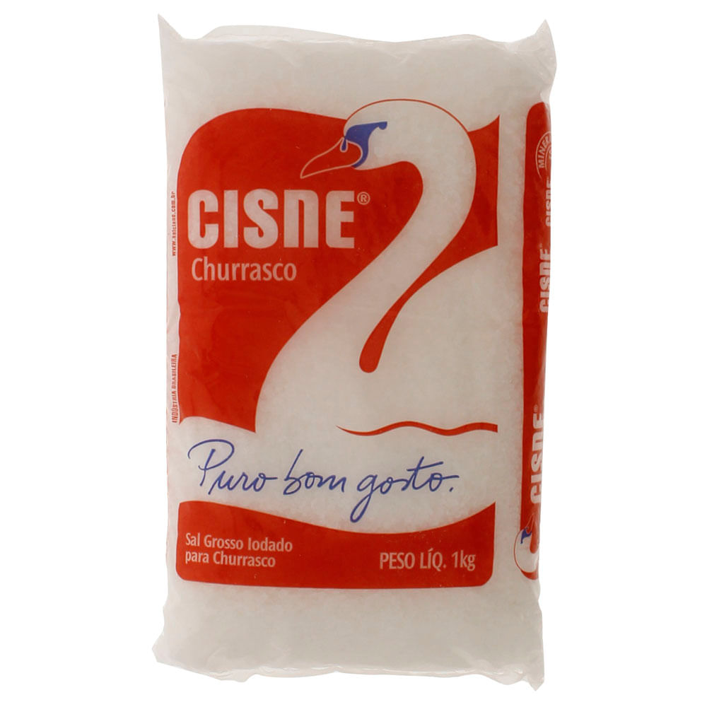 Sal Grosso para Churrasco Cisne 1kg