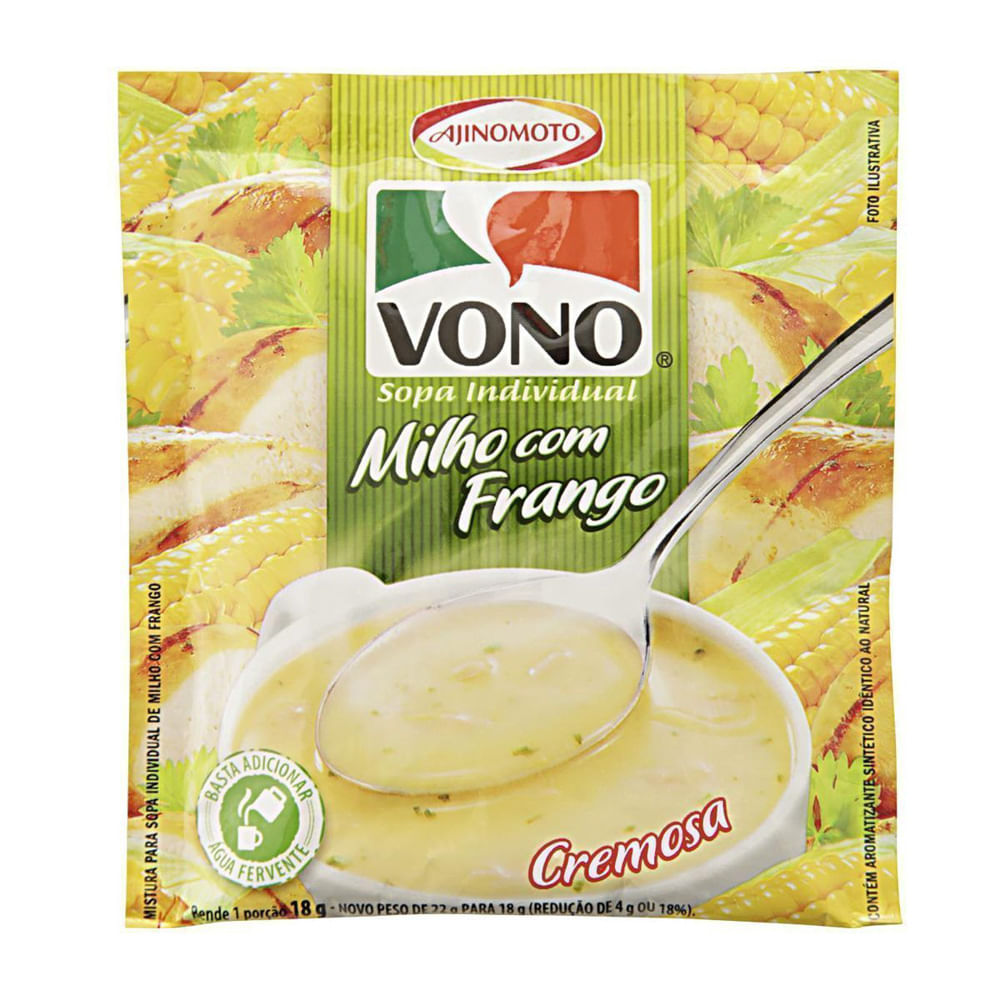 Sopa de Milho e Frango Vono 18g