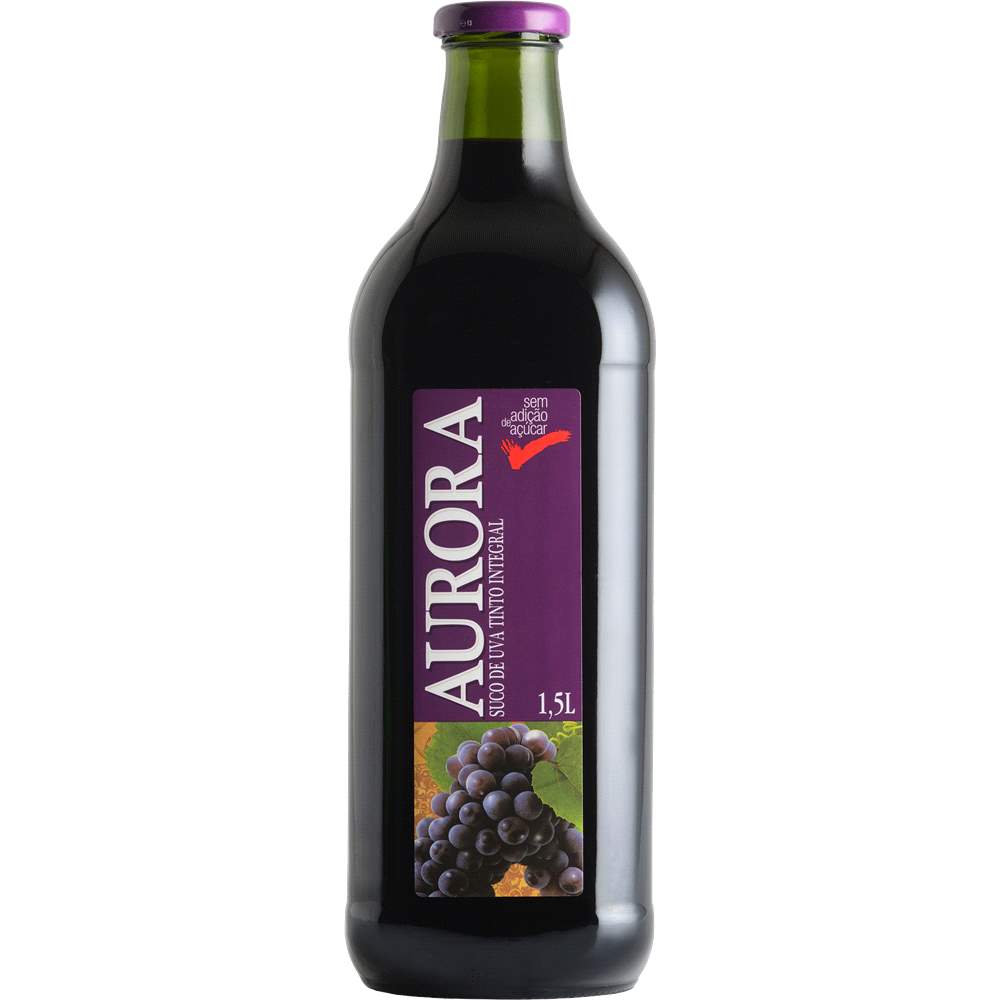 Suco Integral Aurora Uva Tinto 1,5L
