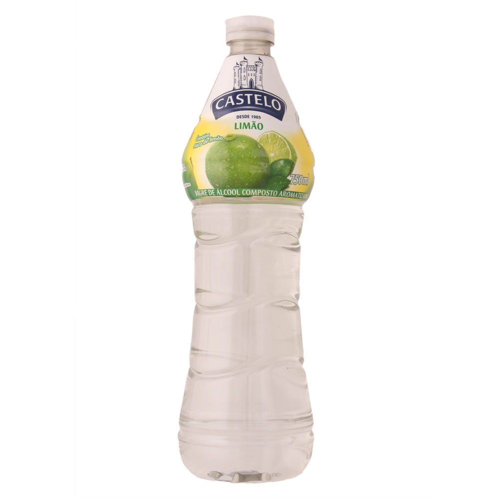 Vinagre Álcool Limão Castelo 750ml