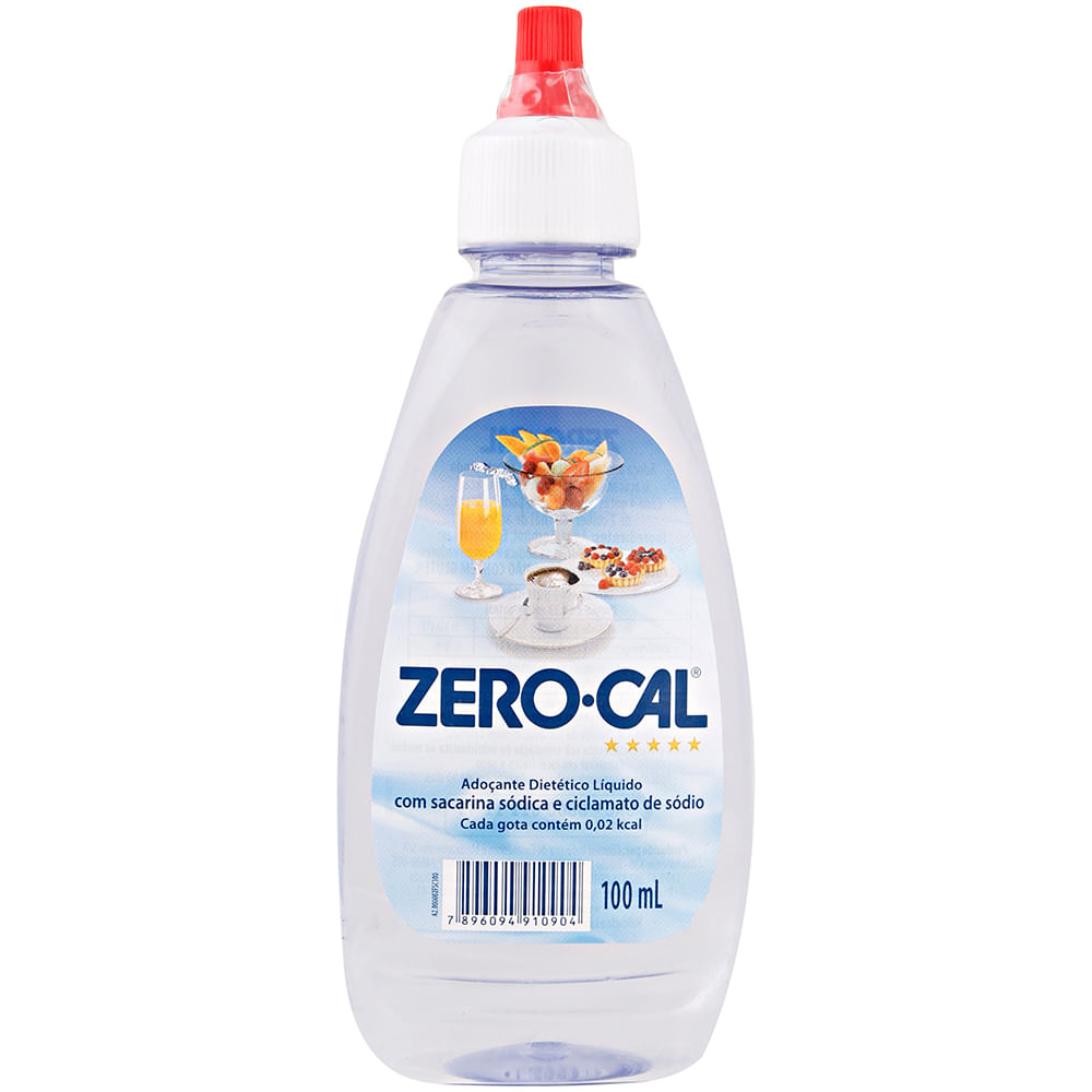 Adoçante Líquido Ciclamato Zerocal 100ml