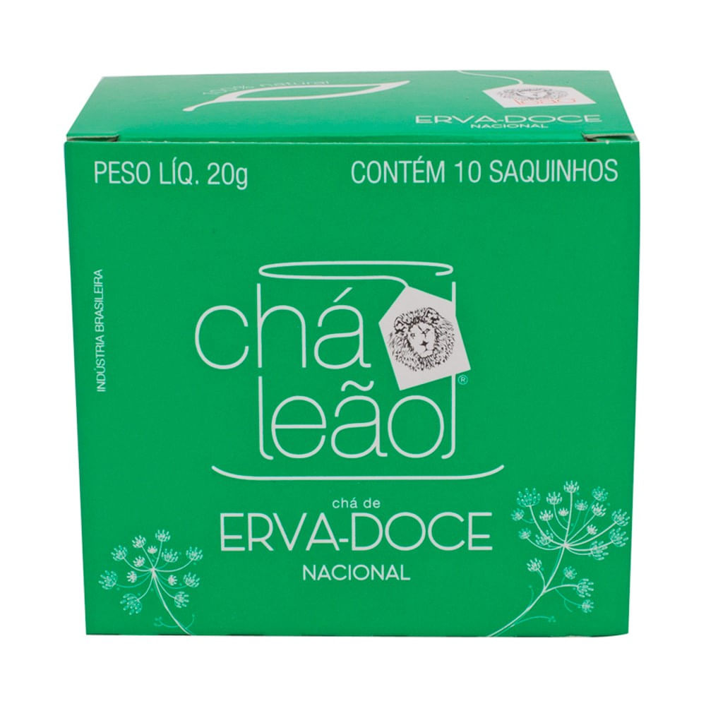 Chá Matte Leão Erva Doce | Com 10 Sachês