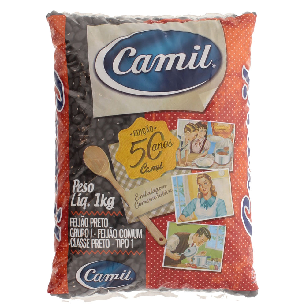 Feijão Preto Camil 1kg
