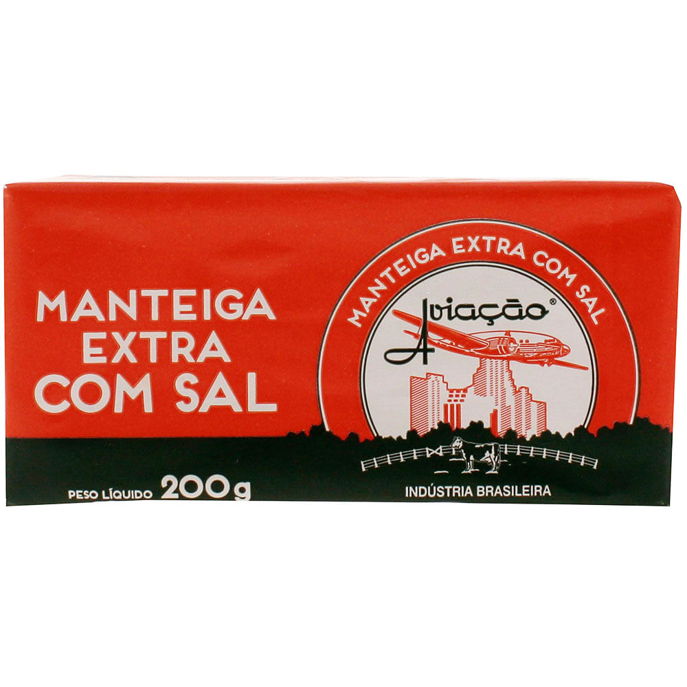 Manteiga Aviação com Sal 200g