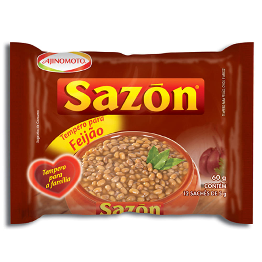 Tempero para Feijão Ovo e Arroz Sazón 60g