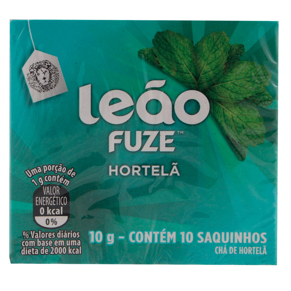 Chá Matte Leão Hortelã | Com 10 Sachês