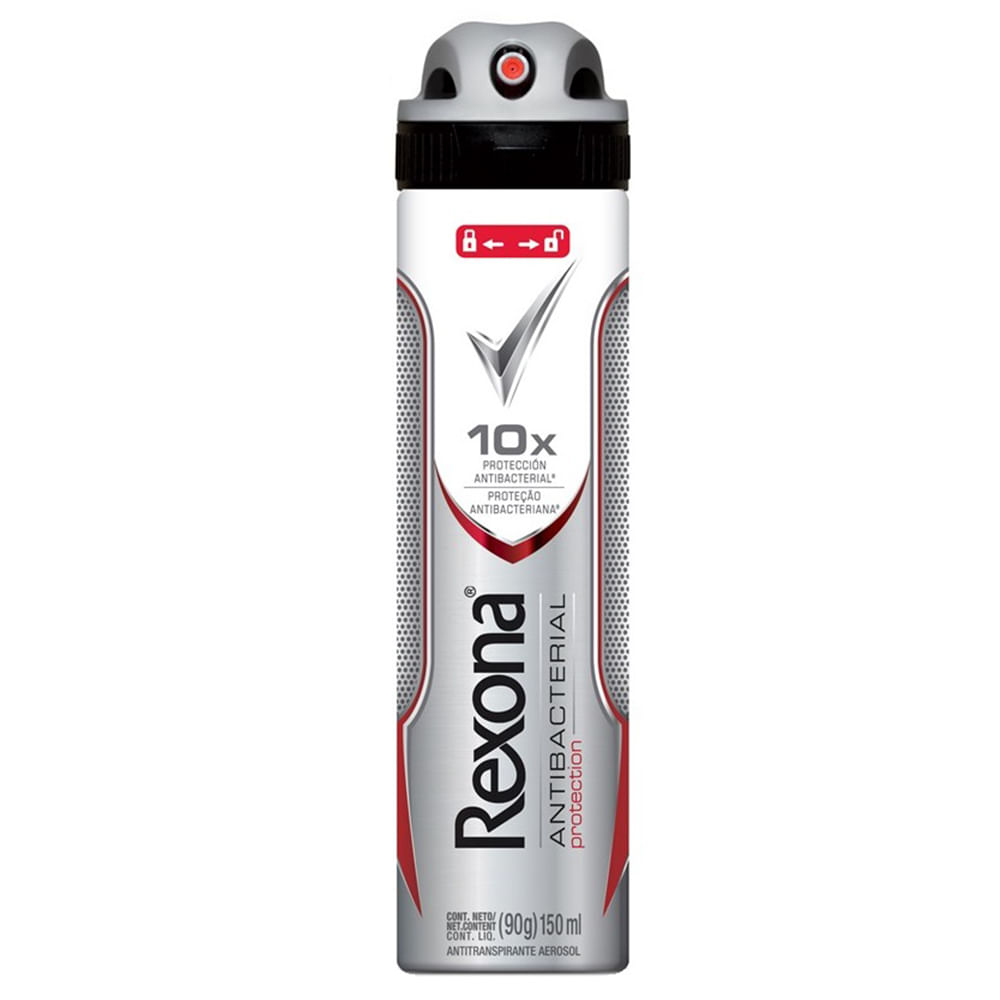 Desodorante Aerossol Rexona Antibacteriano Masculino 150ml