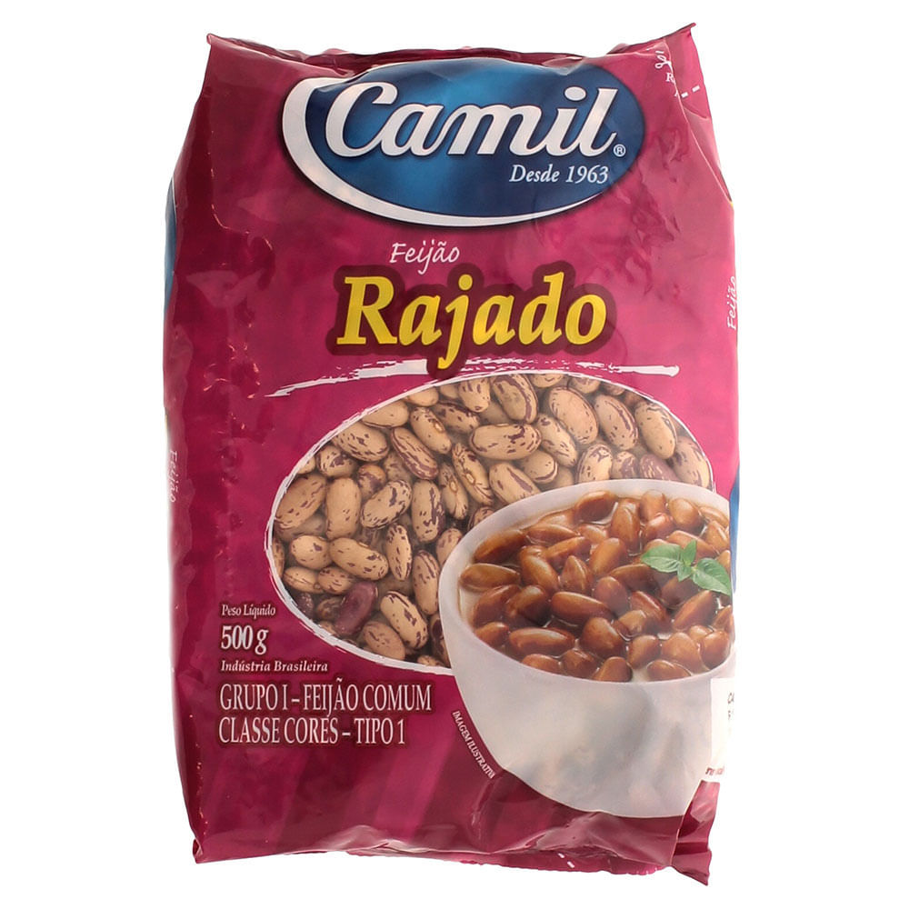 Feijão Rajado Camil 500g