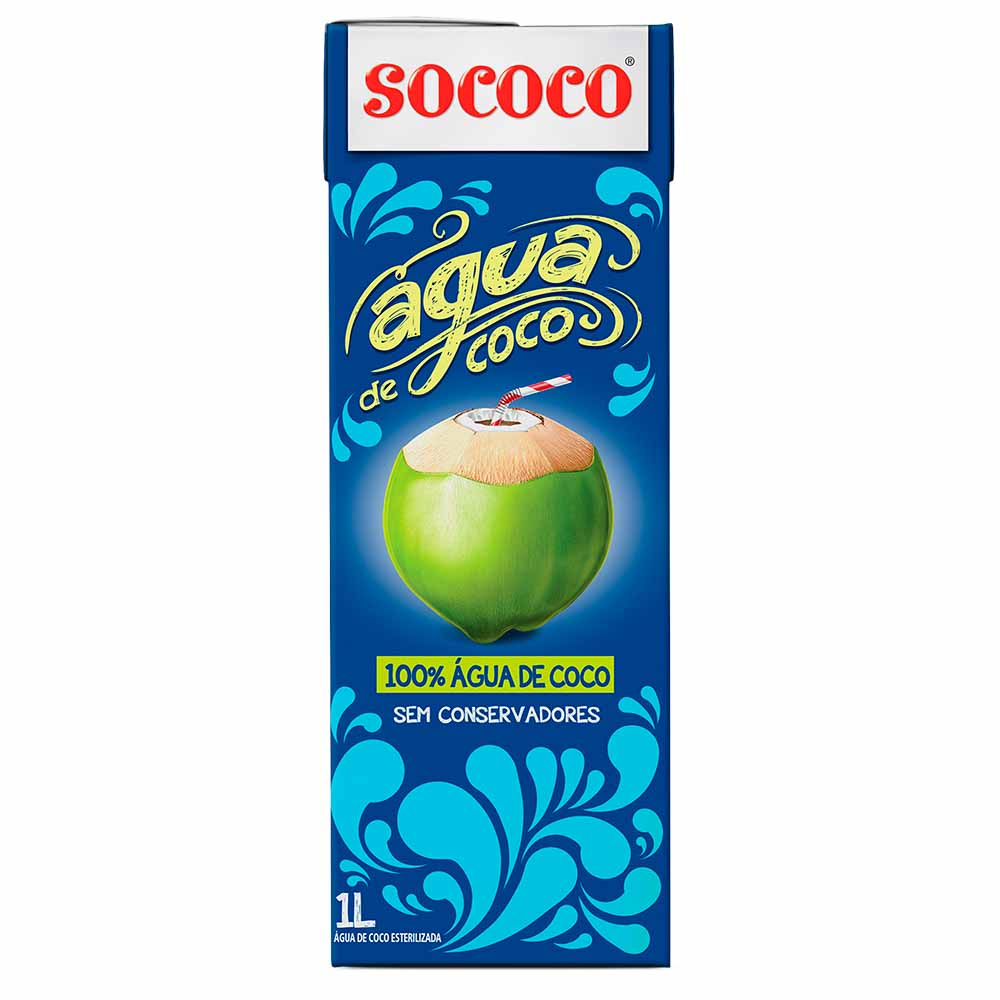 Água de Coco Sococo 1L
