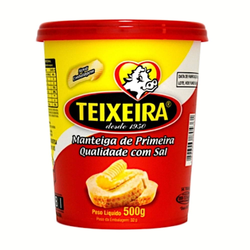 Manteiga Teixeira com Sal 500g