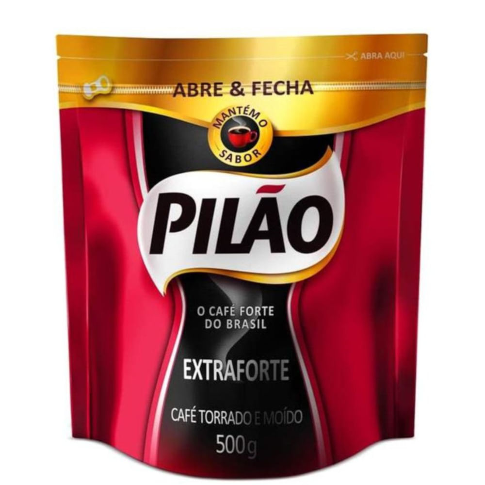 Café Torrado e Moído Pilão Extra Forte Pouch 500g
