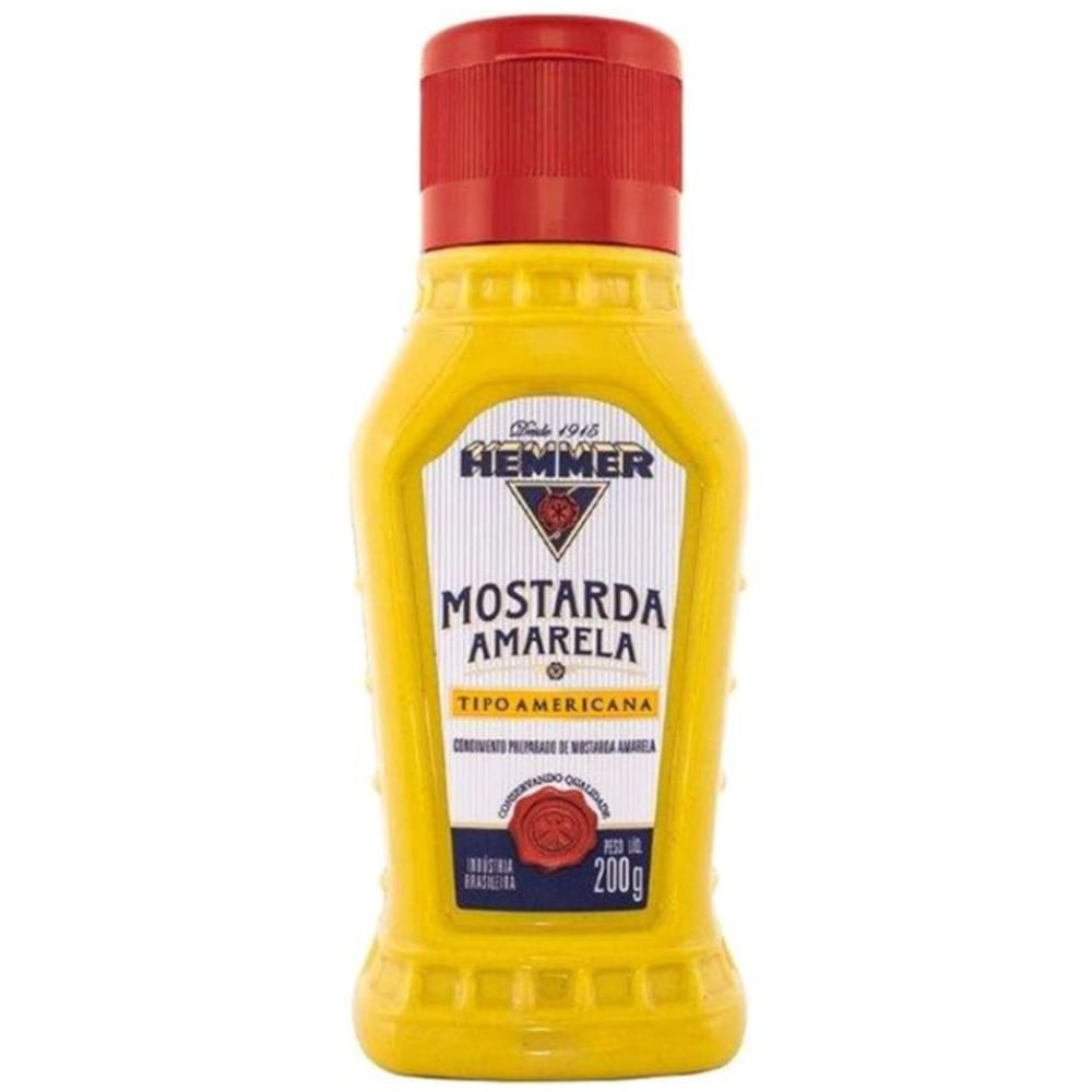 Mostarda Amarela Hemmer Tradicional 200g