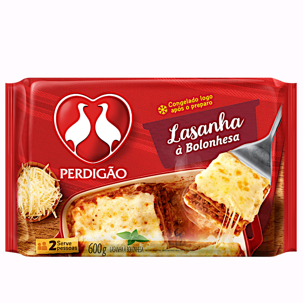 Lasanha Congelada Perdigão Bolonhesa 600g
