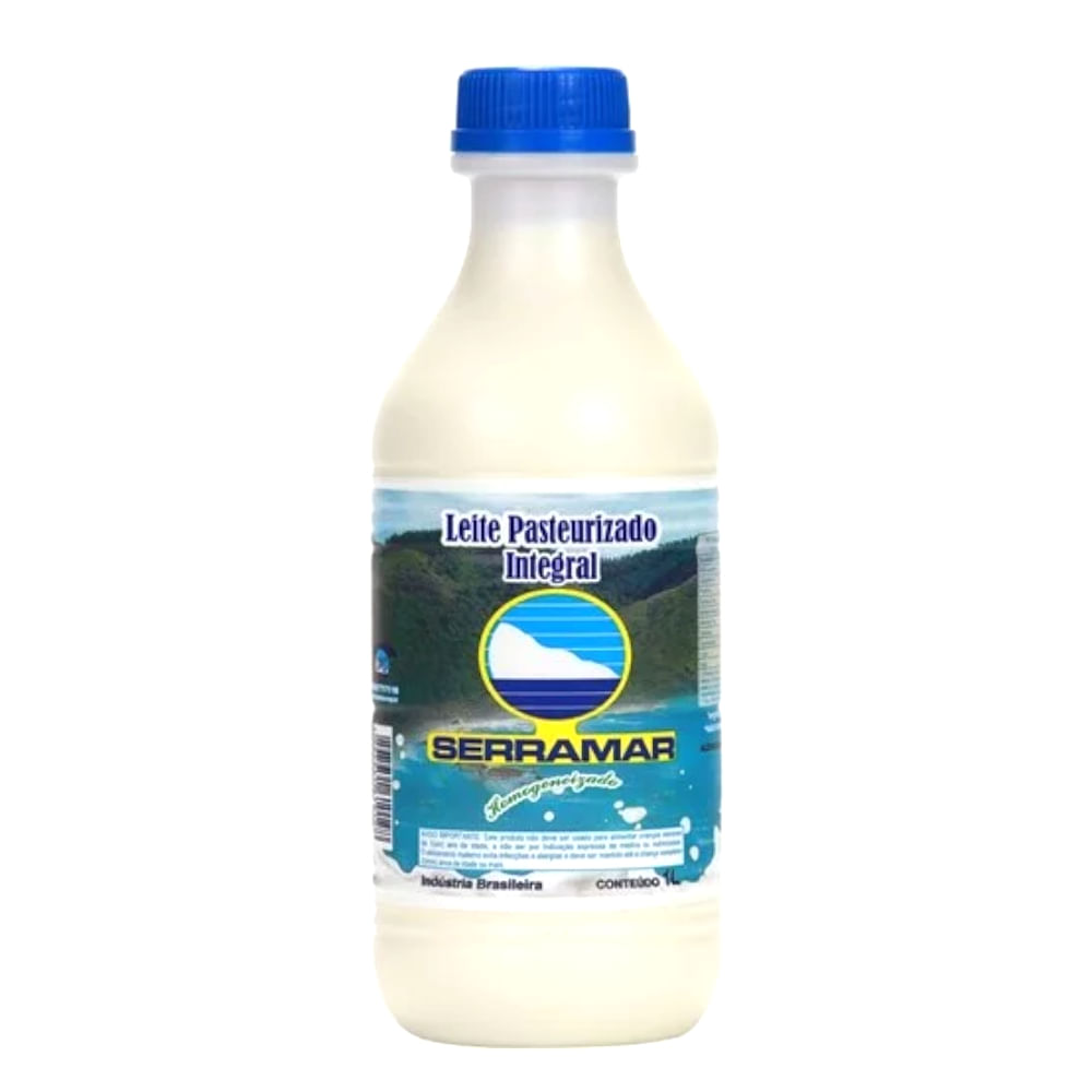 Leite pasteurizado integral Serramar 1 litro