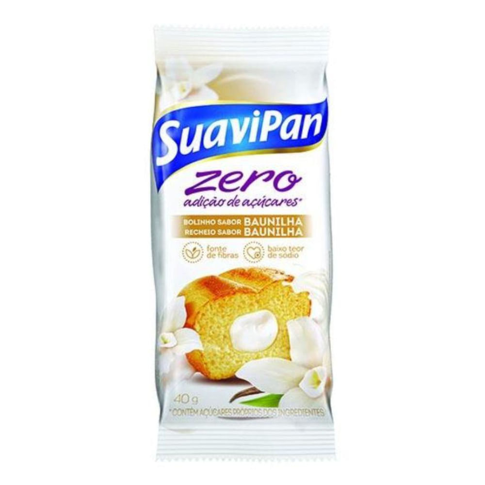 Bolinho Suavipan Zero Açúcar Baunilha 40g
