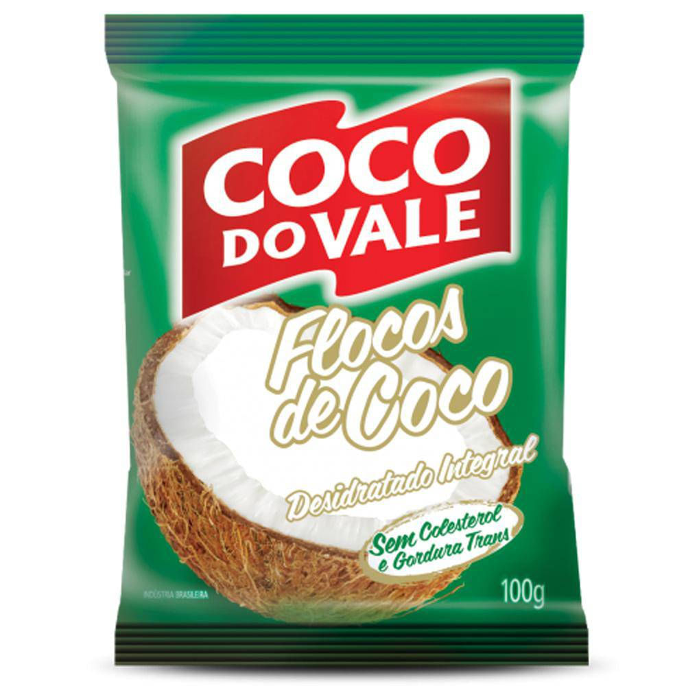 Coco em Flocos Coco do Vale Desidratado 100g