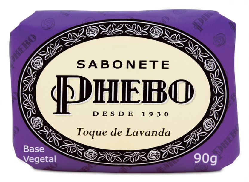 Sabonete toque de lavanda em barra Phebo 90g
