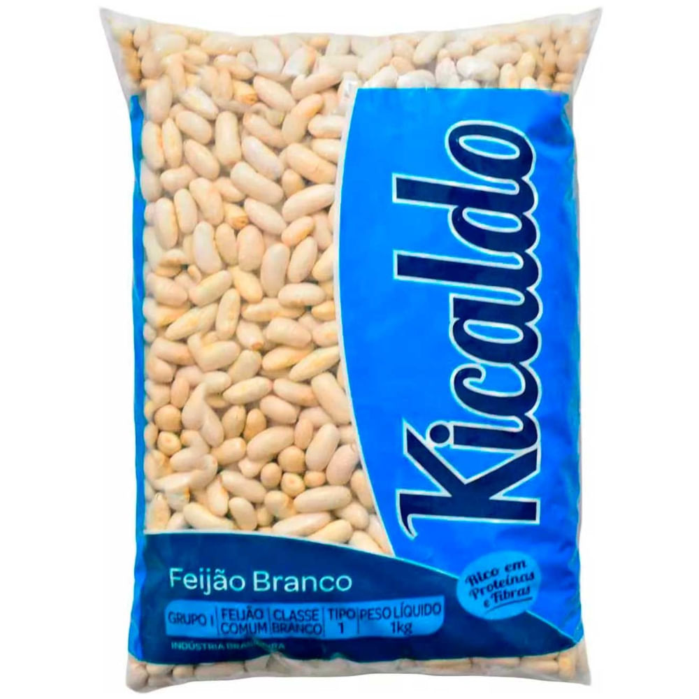 Feijão Branco Kicaldo 1kg