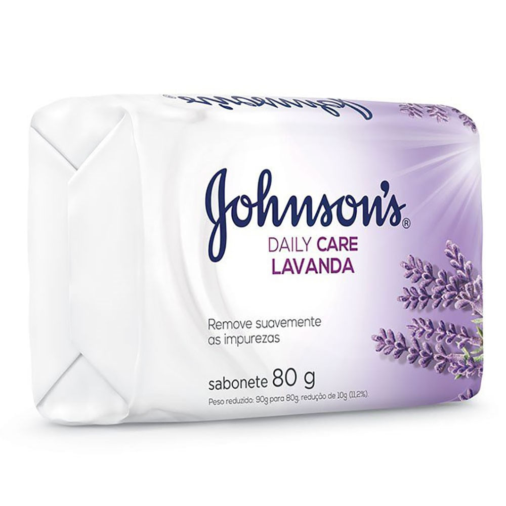 Sabonete daily care lavanda Johnson's 80g