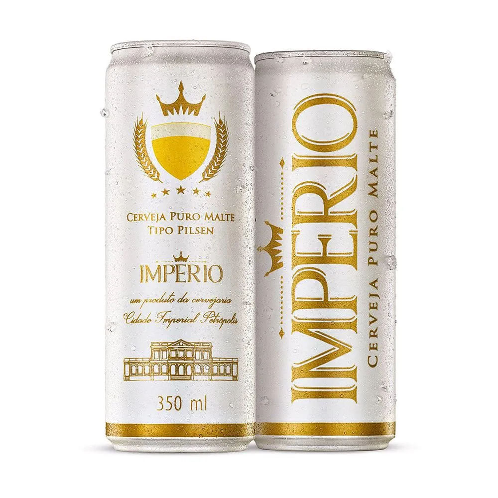 Cerveja Império Puro Malte Lata 350ml
