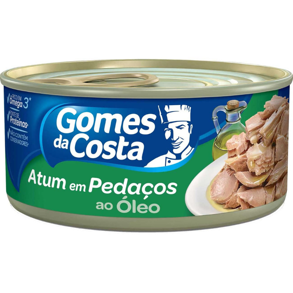 Atum em Pedaço Gomes Da Costa Óleo 120G