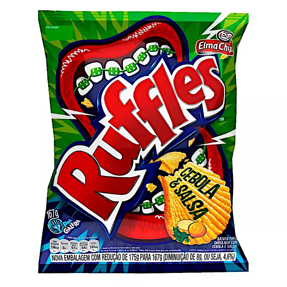 Batata Chips Ruffles Cebola e Salsa 167g
