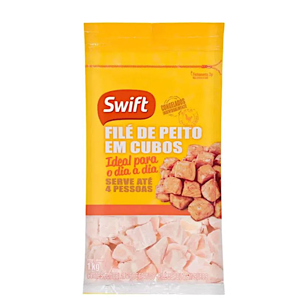 Filé de Peito em Cubos Swift 1kg