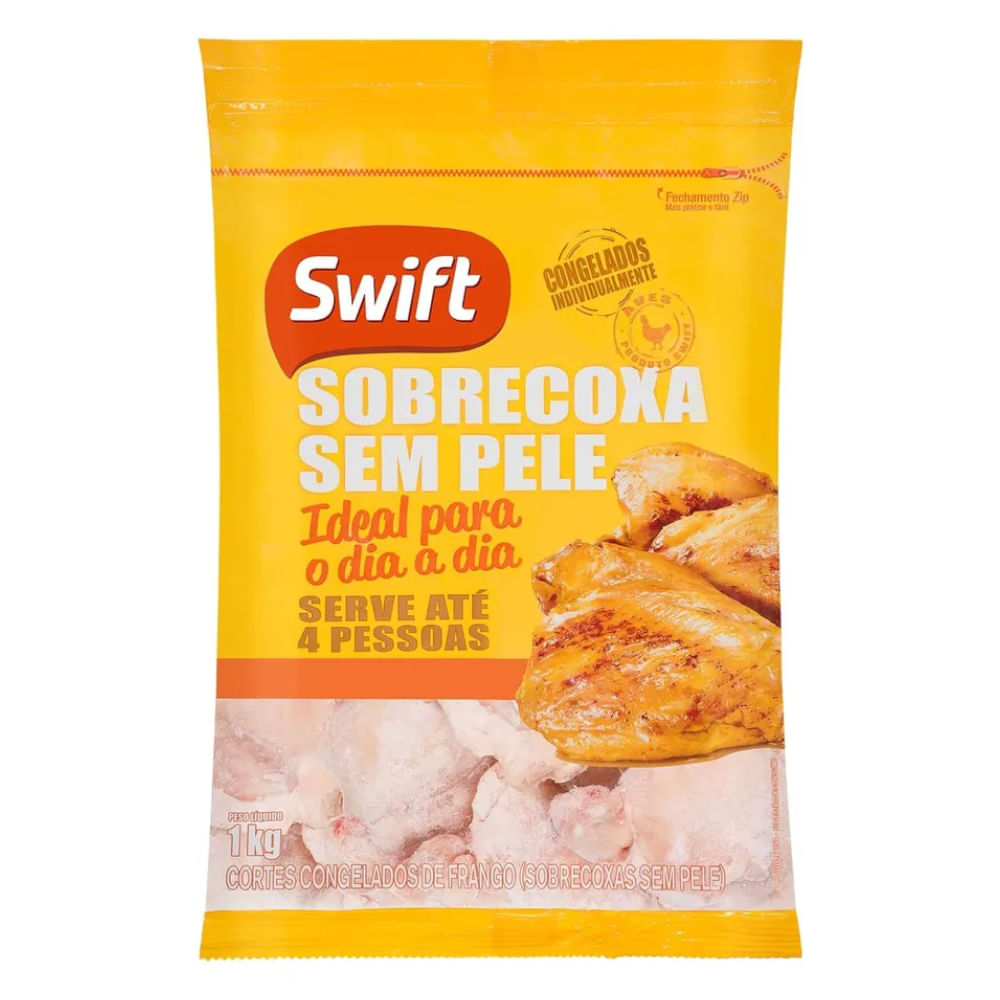 Sobrecoxa de frango Swift 1kg