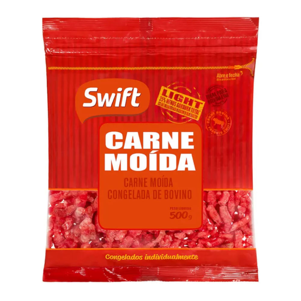 Carne moída light Swift 500g