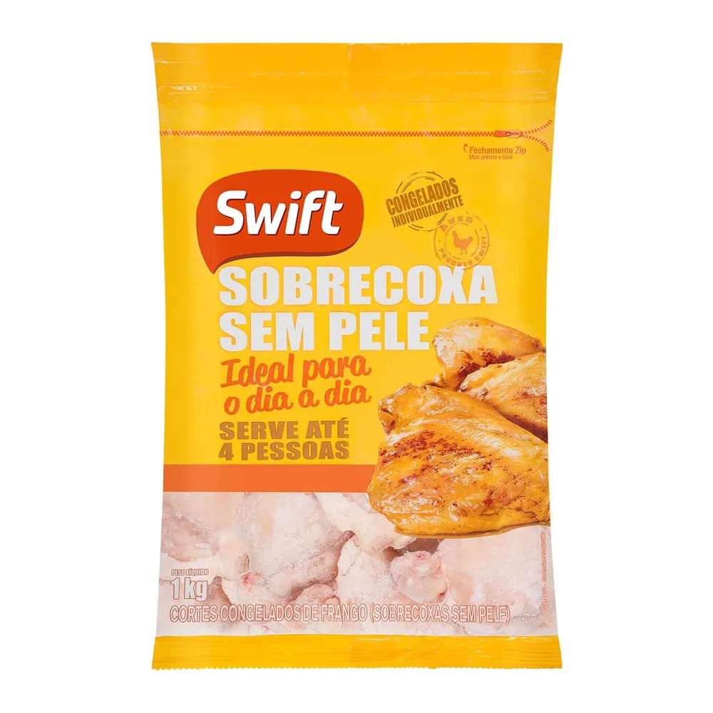 Sobrecoxa sem pele Swift 1kg