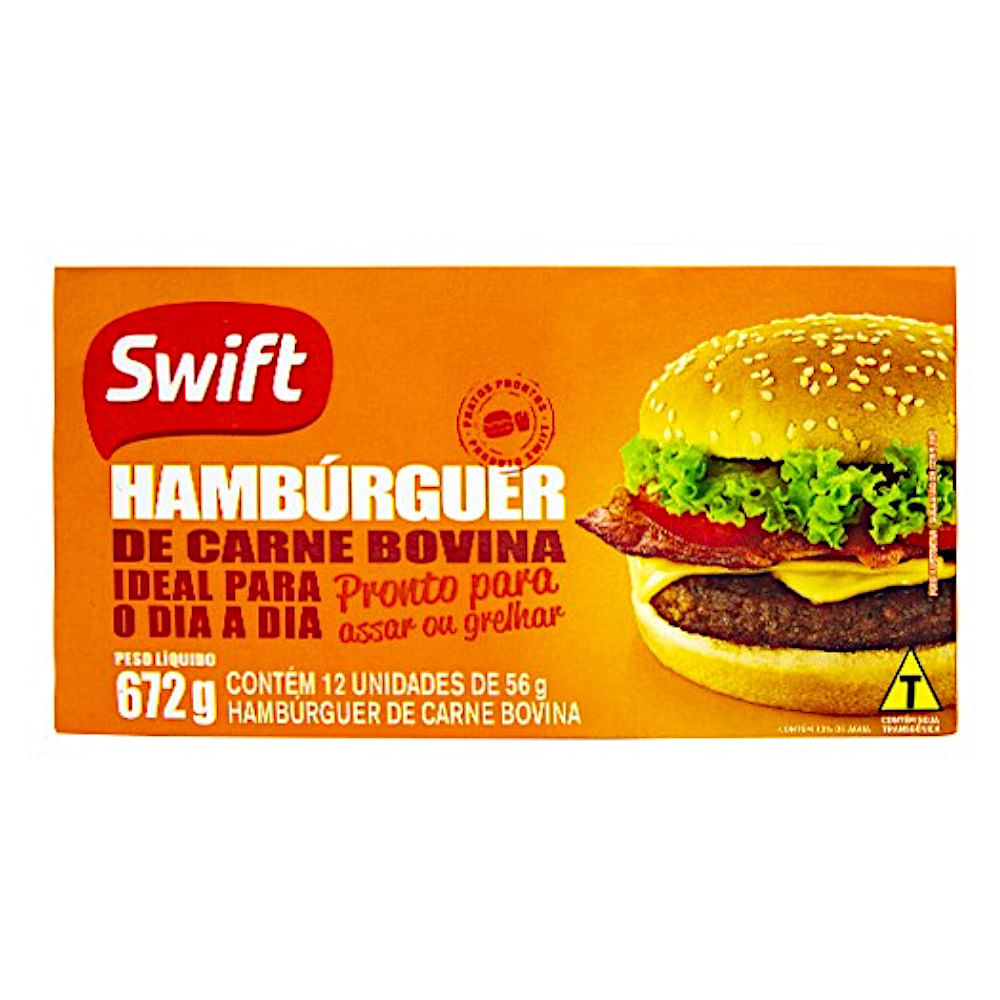 Hambúrguer Swift 672g