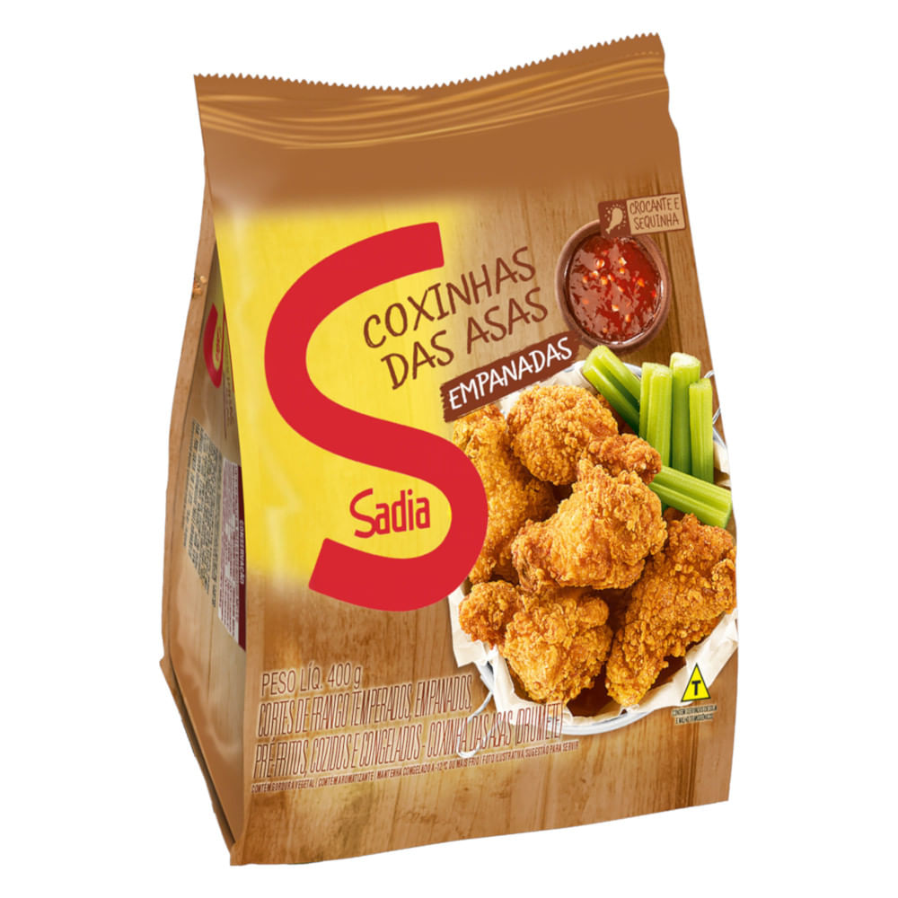 Coxa da Asa de Frango Sadia Empanadas Pouch 400g