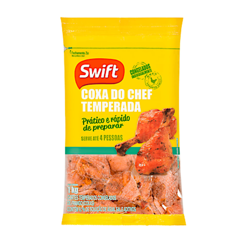 Coxa de Frango Temperado Swift 1kg