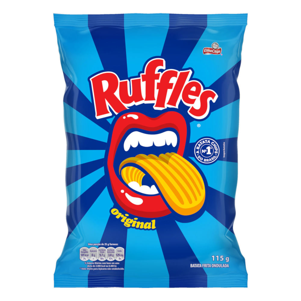 Batata Chips Ruffles Sal 115g