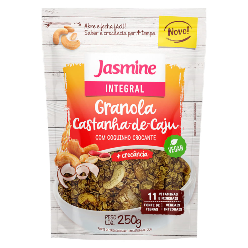 Granola Castanha-de-Caju Jasmine Pouch 250g
