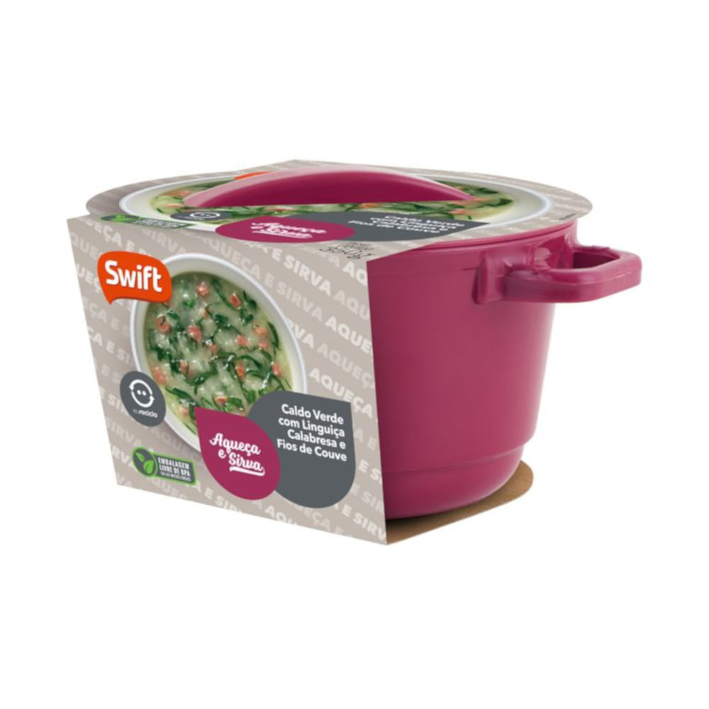 Caldo Verde com Couve e Calabresa Swift 350g