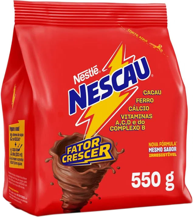 Achocolatado em Pó Nescau Pacote 550g