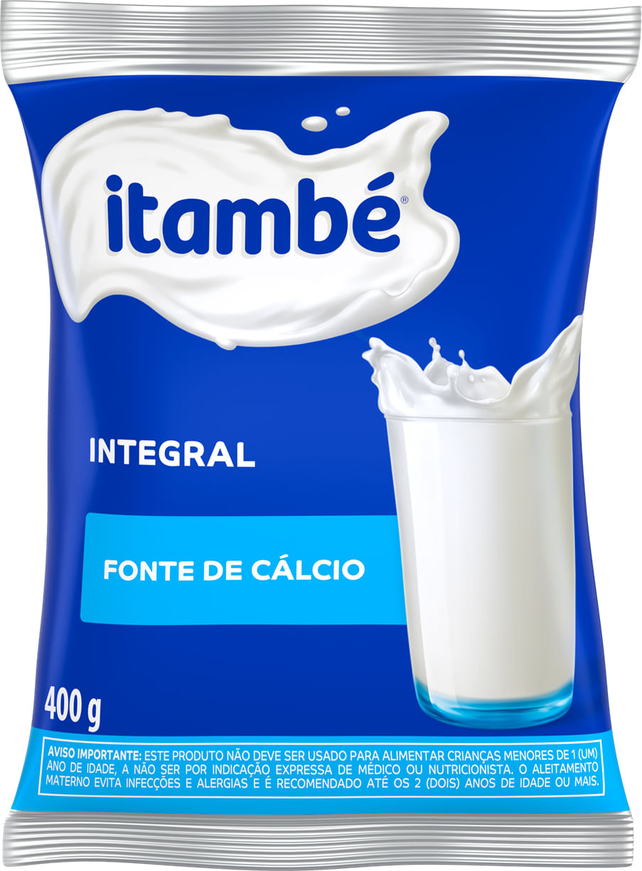 Leite em Pó Itambé Integral 400g