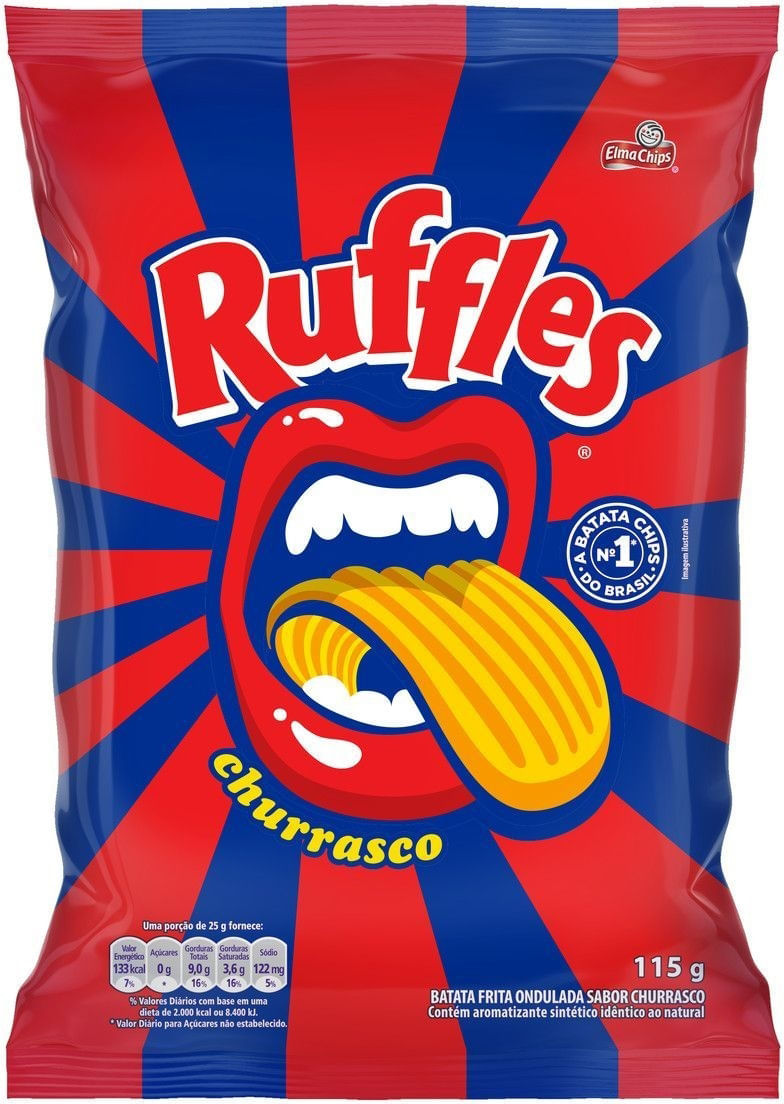 Batata Chips Ruffles Churrasco 115g