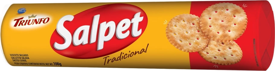 Biscoito Salgado Salpet Tradicional 100g